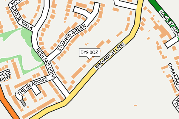 DY9 0QZ map - OS OpenMap – Local (Ordnance Survey) DY9 0QZ map - OS OpenMap – Local (Ordnance Survey)