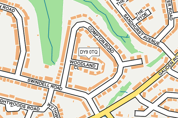 DY9 0TQ map - OS OpenMap – Local (Ordnance Survey) DY9 0TQ map - OS OpenMap – Local (Ordnance Survey)