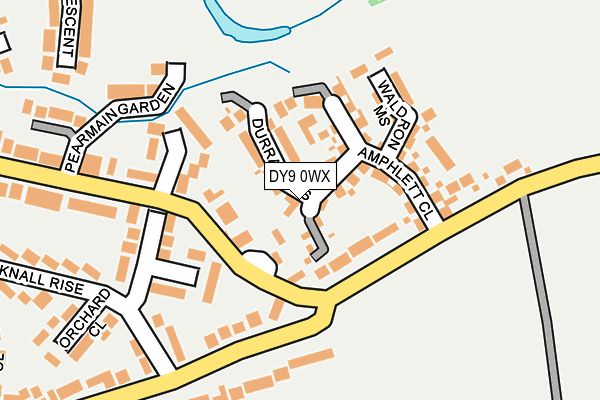 DY9 0WX map - OS OpenMap – Local (Ordnance Survey) DY9 0WX map - OS OpenMap – Local (Ordnance Survey)