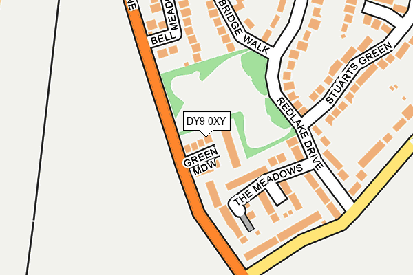 DY9 0XY map - OS OpenMap – Local (Ordnance Survey) DY9 0XY map - OS OpenMap – Local (Ordnance Survey)