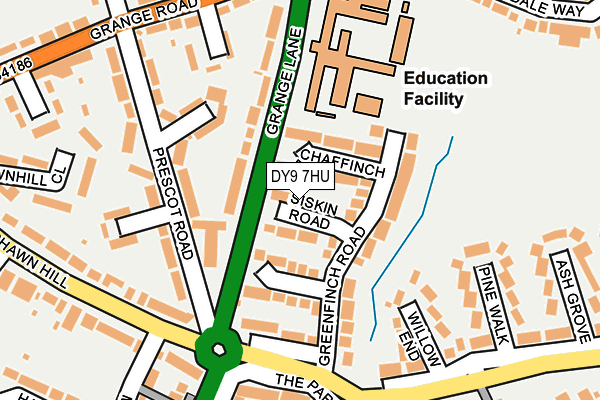 DY9 7HU map - OS OpenMap – Local (Ordnance Survey) DY9 7HU map - OS OpenMap – Local (Ordnance Survey)