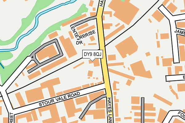 DY9 8QJ map - OS OpenMap – Local (Ordnance Survey) DY9 8QJ map - OS OpenMap – Local (Ordnance Survey)