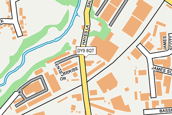 DY9 8QT map - OS OpenMap – Local (Ordnance Survey) DY9 8QT map - OS OpenMap – Local (Ordnance Survey)