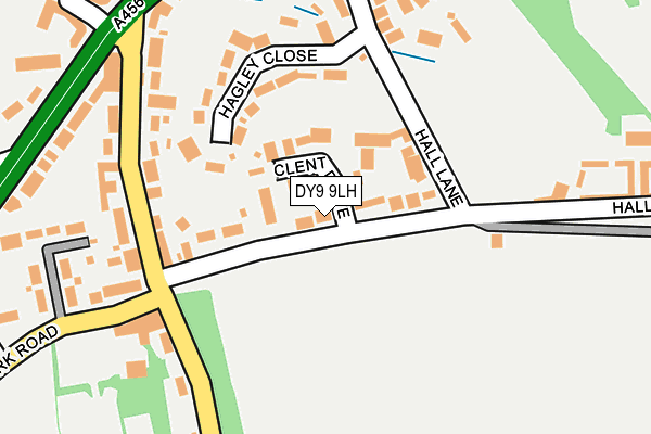 DY9 9LH map - OS OpenMap – Local (Ordnance Survey) DY9 9LH map - OS OpenMap – Local (Ordnance Survey)