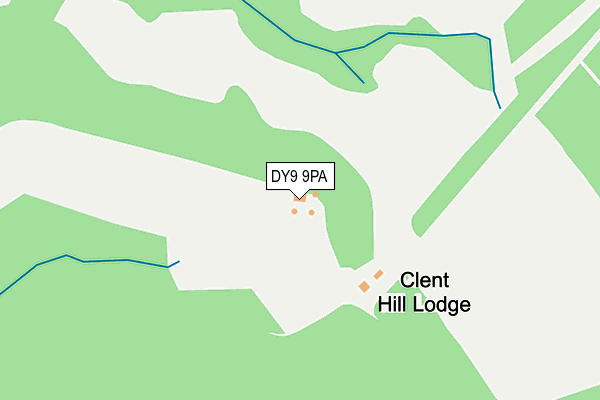 DY9 9PA map - OS OpenMap – Local (Ordnance Survey) DY9 9PA map - OS OpenMap – Local (Ordnance Survey)