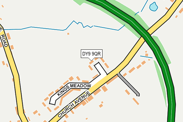 DY9 9QR map - OS OpenMap – Local (Ordnance Survey) DY9 9QR map - OS OpenMap – Local (Ordnance Survey)