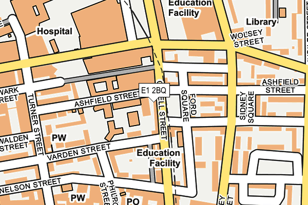 E1 2BQ map - OS OpenMap – Local (Ordnance Survey) E1 2BQ map - OS OpenMap – Local (Ordnance Survey)