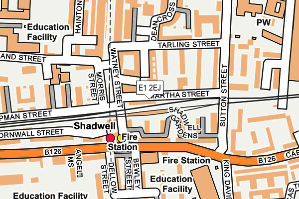 E1 2EJ map - OS OpenMap – Local (Ordnance Survey) E1 2EJ map - OS OpenMap – Local (Ordnance Survey)