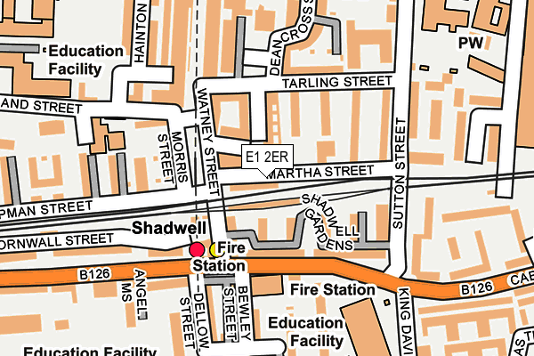 E1 2ER map - OS OpenMap – Local (Ordnance Survey) E1 2ER map - OS OpenMap – Local (Ordnance Survey)