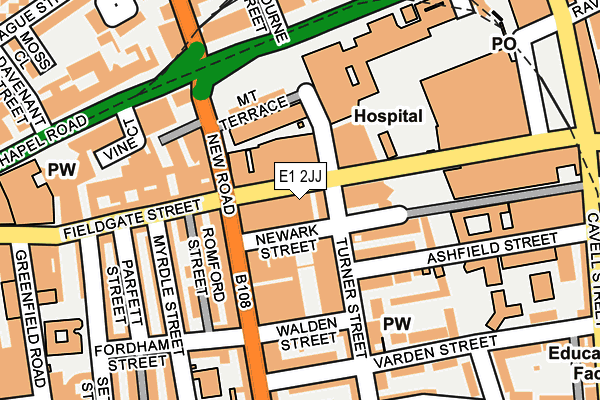 E1 2JJ map - OS OpenMap – Local (Ordnance Survey) E1 2JJ map - OS OpenMap – Local (Ordnance Survey)