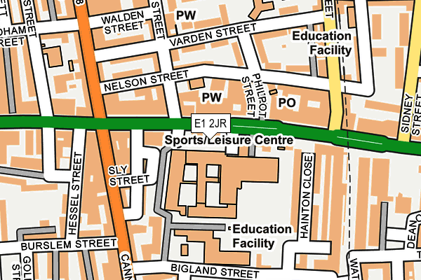 E1 2JR map - OS OpenMap – Local (Ordnance Survey) E1 2JR map - OS OpenMap – Local (Ordnance Survey)