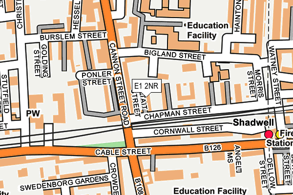 E1 2NR map - OS OpenMap – Local (Ordnance Survey) E1 2NR map - OS OpenMap – Local (Ordnance Survey)