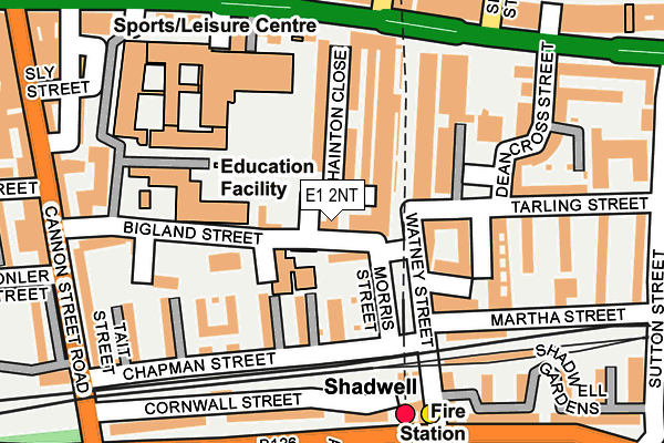 E1 2NT map - OS OpenMap – Local (Ordnance Survey) E1 2NT map - OS OpenMap – Local (Ordnance Survey)
