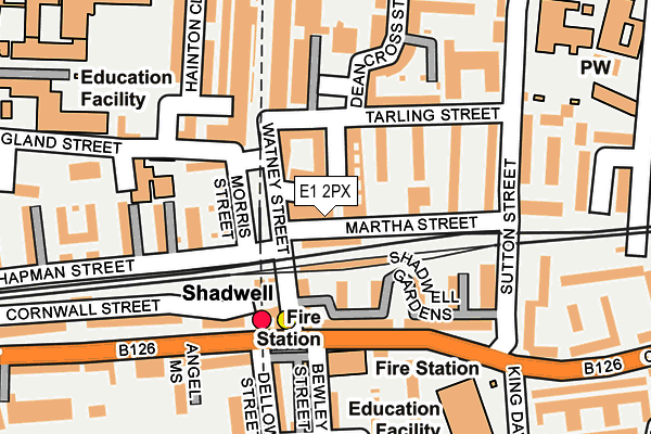 E1 2PX map - OS OpenMap – Local (Ordnance Survey) E1 2PX map - OS OpenMap – Local (Ordnance Survey)