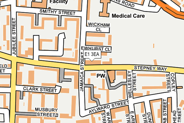 E1 3EA map - OS OpenMap – Local (Ordnance Survey) E1 3EA map - OS OpenMap – Local (Ordnance Survey)