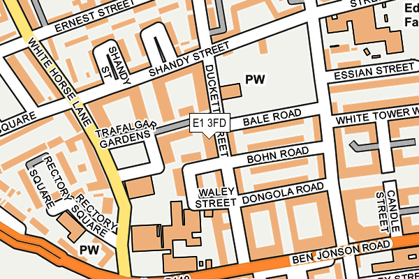 E1 3FD map - OS OpenMap – Local (Ordnance Survey) E1 3FD map - OS OpenMap – Local (Ordnance Survey)