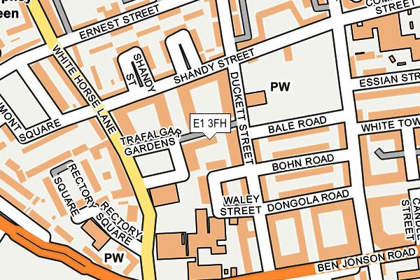 E1 3FH map - OS OpenMap – Local (Ordnance Survey) E1 3FH map - OS OpenMap – Local (Ordnance Survey)
