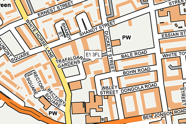 E1 3FL map - OS OpenMap – Local (Ordnance Survey) E1 3FL map - OS OpenMap – Local (Ordnance Survey)