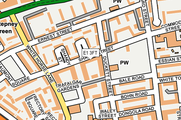 E1 3FT map - OS OpenMap – Local (Ordnance Survey) E1 3FT map - OS OpenMap – Local (Ordnance Survey)