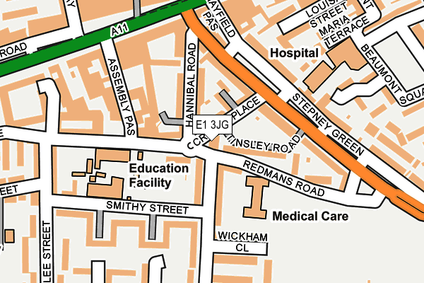 E1 3JG map - OS OpenMap – Local (Ordnance Survey) E1 3JG map - OS OpenMap – Local (Ordnance Survey)