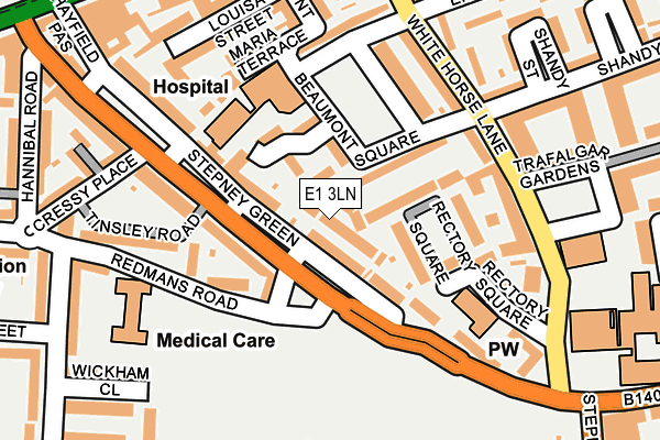 E1 3LN map - OS OpenMap – Local (Ordnance Survey) E1 3LN map - OS OpenMap – Local (Ordnance Survey)