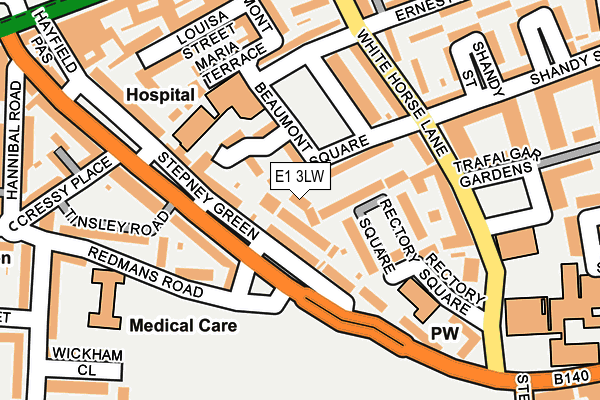 E1 3LW map - OS OpenMap – Local (Ordnance Survey) E1 3LW map - OS OpenMap – Local (Ordnance Survey)
