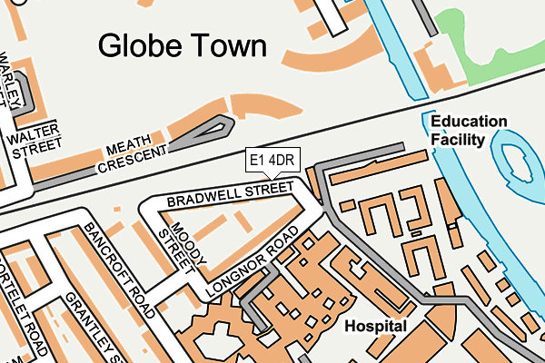 E1 4DR map - OS OpenMap – Local (Ordnance Survey) E1 4DR map - OS OpenMap – Local (Ordnance Survey)