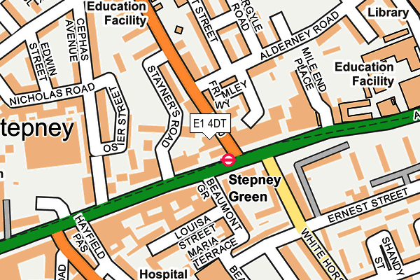 E1 4DT map - OS OpenMap – Local (Ordnance Survey) E1 4DT map - OS OpenMap – Local (Ordnance Survey)