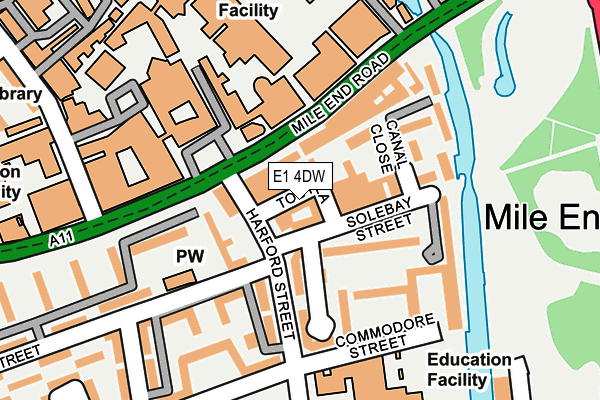 E1 4DW map - OS OpenMap – Local (Ordnance Survey) E1 4DW map - OS OpenMap – Local (Ordnance Survey)