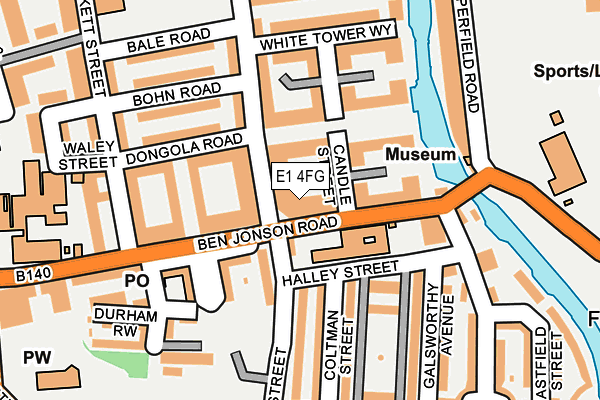 E1 4FG map - OS OpenMap – Local (Ordnance Survey) E1 4FG map - OS OpenMap – Local (Ordnance Survey)