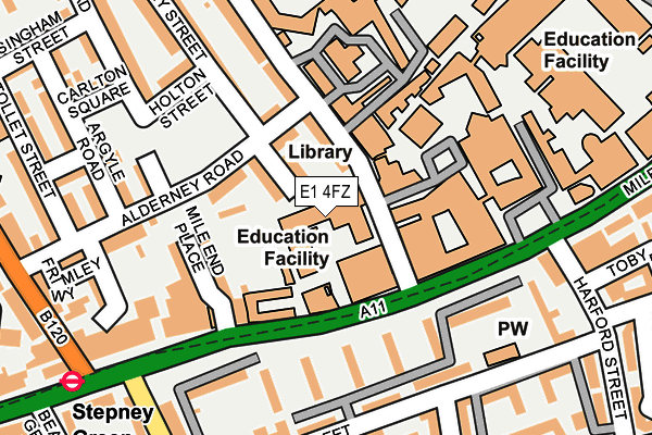 E1 4FZ map - OS OpenMap – Local (Ordnance Survey) E1 4FZ map - OS OpenMap – Local (Ordnance Survey)