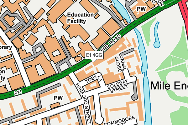 E1 4GG map - OS OpenMap – Local (Ordnance Survey) E1 4GG map - OS OpenMap – Local (Ordnance Survey)