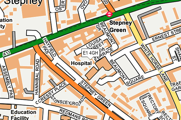 E1 4GH map - OS OpenMap – Local (Ordnance Survey) E1 4GH map - OS OpenMap – Local (Ordnance Survey)