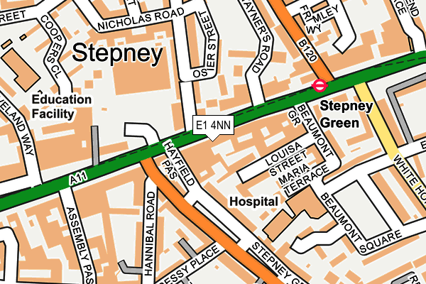 E1 4NN map - OS OpenMap – Local (Ordnance Survey) E1 4NN map - OS OpenMap – Local (Ordnance Survey)