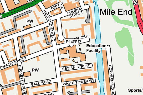 E1 4PF map - OS OpenMap – Local (Ordnance Survey) E1 4PF map - OS OpenMap – Local (Ordnance Survey)