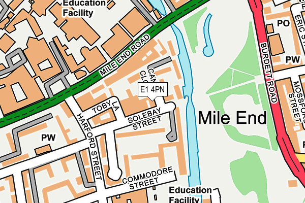 E1 4PN map - OS OpenMap – Local (Ordnance Survey) E1 4PN map - OS OpenMap – Local (Ordnance Survey)