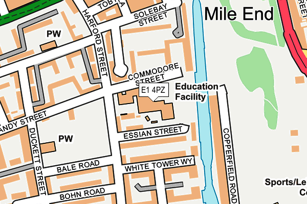 E1 4PZ map - OS OpenMap – Local (Ordnance Survey) E1 4PZ map - OS OpenMap – Local (Ordnance Survey)