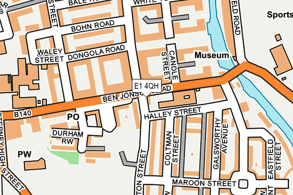 E1 4QH map - OS OpenMap – Local (Ordnance Survey) E1 4QH map - OS OpenMap – Local (Ordnance Survey)