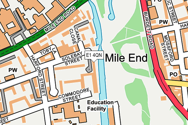 E1 4QN map - OS OpenMap – Local (Ordnance Survey) E1 4QN map - OS OpenMap – Local (Ordnance Survey)