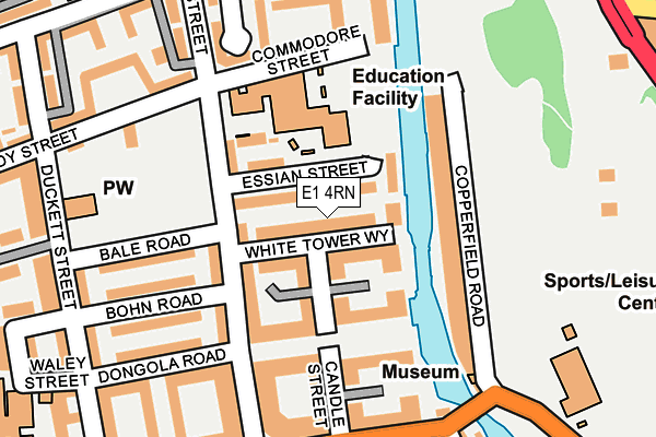 E1 4RN map - OS OpenMap – Local (Ordnance Survey) E1 4RN map - OS OpenMap – Local (Ordnance Survey)