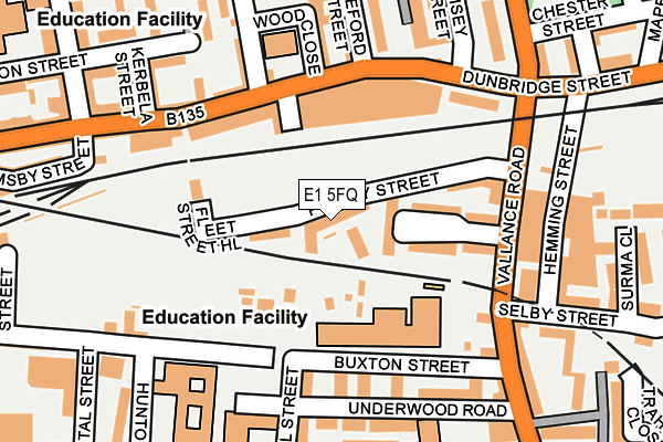 E1 5FQ map - OS OpenMap – Local (Ordnance Survey) E1 5FQ map - OS OpenMap – Local (Ordnance Survey)