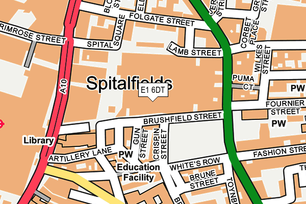 E1 6DT map - OS OpenMap – Local (Ordnance Survey) E1 6DT map - OS OpenMap – Local (Ordnance Survey)