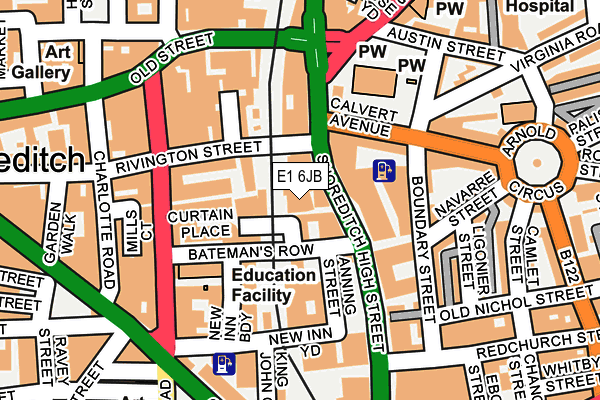 E1 6JB map - OS OpenMap – Local (Ordnance Survey) E1 6JB map - OS OpenMap – Local (Ordnance Survey)
