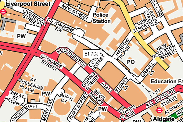 E1 7DJ map - OS OpenMap – Local (Ordnance Survey) E1 7DJ map - OS OpenMap – Local (Ordnance Survey)