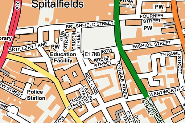 E1 7NB map - OS OpenMap – Local (Ordnance Survey) E1 7NB map - OS OpenMap – Local (Ordnance Survey)