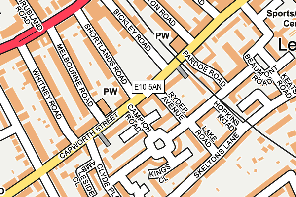 E10 5AN map - OS OpenMap – Local (Ordnance Survey) E10 5AN map - OS OpenMap – Local (Ordnance Survey)