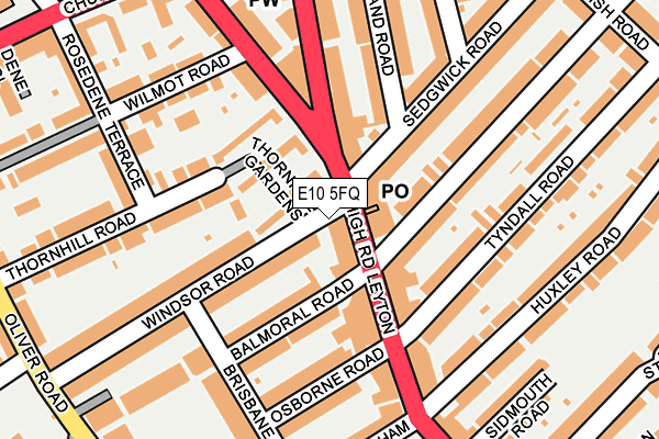 E10 5FQ map - OS OpenMap – Local (Ordnance Survey) E10 5FQ map - OS OpenMap – Local (Ordnance Survey)