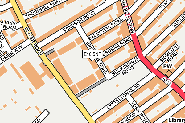 E10 5NF map - OS OpenMap – Local (Ordnance Survey) E10 5NF map - OS OpenMap – Local (Ordnance Survey)