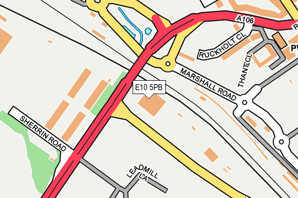 E10 5PB map - OS OpenMap – Local (Ordnance Survey) E10 5PB map - OS OpenMap – Local (Ordnance Survey)
