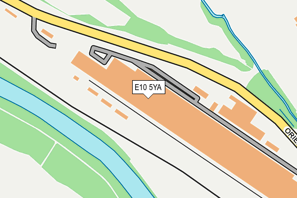 E10 5YA map - OS OpenMap – Local (Ordnance Survey) E10 5YA map - OS OpenMap – Local (Ordnance Survey)